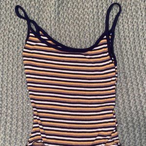 Striped bodysuit